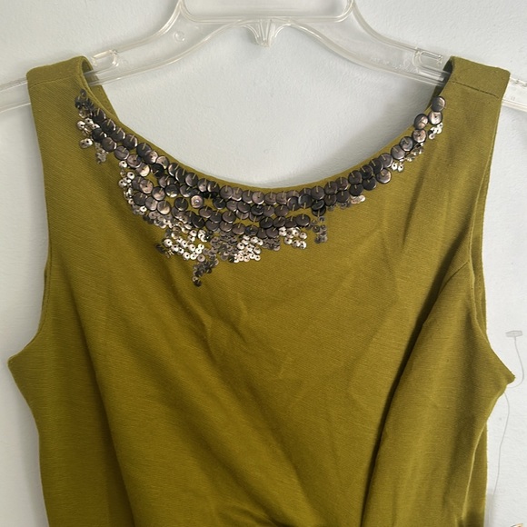 NWT Jonathan Martin Dress green embellished size 6 - Picture 3 of 8